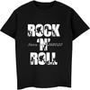 Модная музыкальная футболка в стиле Rock N Roll, персонализированная, унисекс, с коротким рукавом, с круглым вырезом, хлопковая футболка, летняя мужская футболка в стиле Hip Hop, футболки Harajuku
