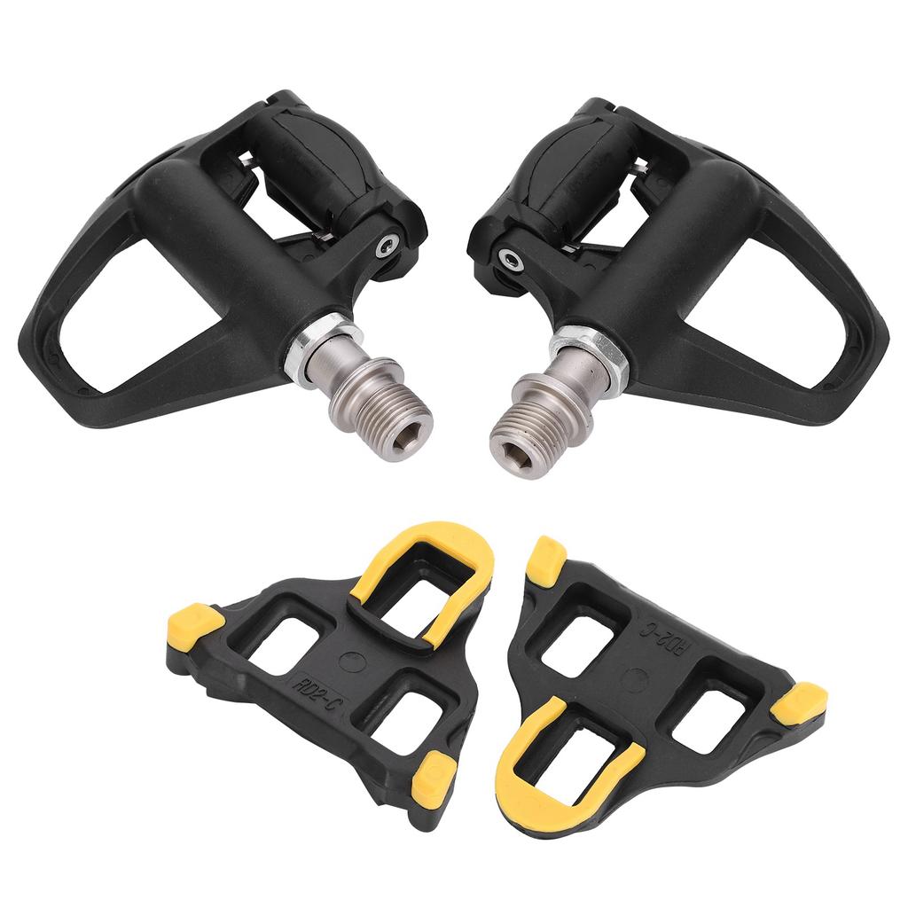 SPD‑SL Cycling Road Bike Self‑Locking Pedals with Cleats Bicycle Pedals Repair Replacement