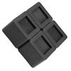 4pcs Set Furniture Leg Risers PP Plastic NOn Slip Riser for Table Desk Bed Sofa Black Color