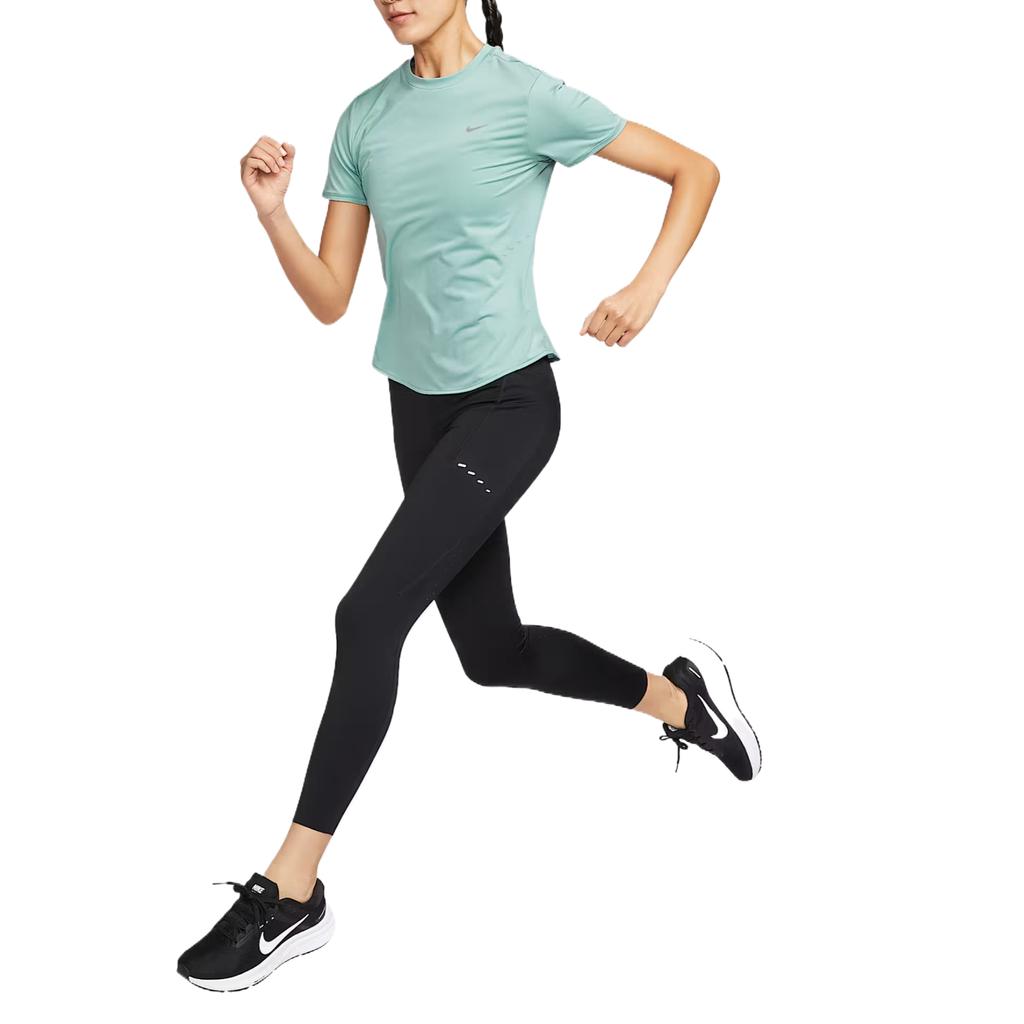 Nike Dri Fit T Shirts Women's Cannoneer Gray Crew Neck Moderate Straight Fit HM9699-017