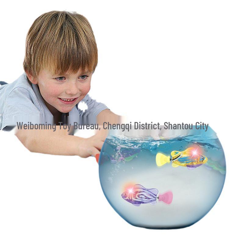 Electric Flashing Sensory Fish: Light-Up Swimming Pet for Babies – 8 Fish Types