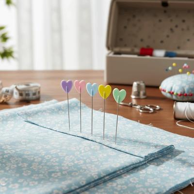 200 шт./кор. Разноцветные швейные маркерные иглы Профессиональные булавки-фиксаторы в форме сердечек Прецизионные DIY позиционирующие булавки для рукоделия