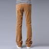 Брюки мужские Мужские повседневные брюки-клеш, вельветовые брюки, корейская версия эластичных брюк-клеш узкого кроя