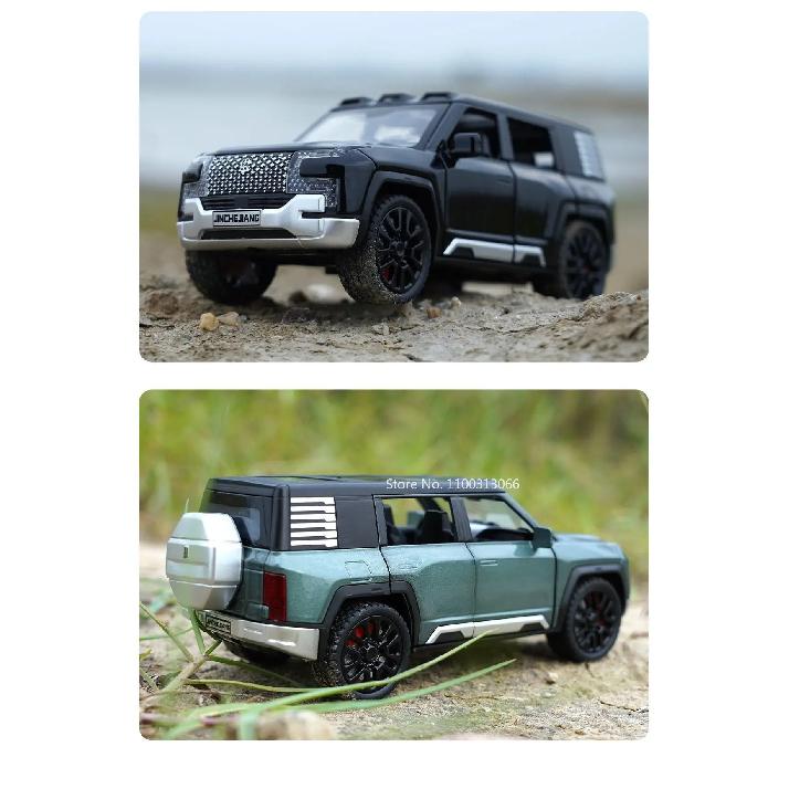 1/32 Alloy Model Cars BYD YangWang Off-road Vehicles Diecasts Model Toy 6 Doors Can Be Opened Pull Back SUV for boyfriend Gifts
