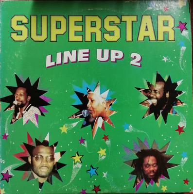 LP Пластинка VARIOUS - Superstar Line Up 2 NNM005 New Name Muzik 1991 Ямайка Регги, Ска и Даб Б/У