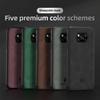 Magnetic Sheepskin Leather Case For Xiaomi Mi Poco X3 Pro Nfc 5g Luxury Men Business Retro Back Cover Poko X 3 X3pro X3nfc