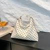 Female New Fashion Casual Nylon Fabric Printed Bow Bag Korean Version Shoulder Bag Beach Tote Bags Women New In Handbag