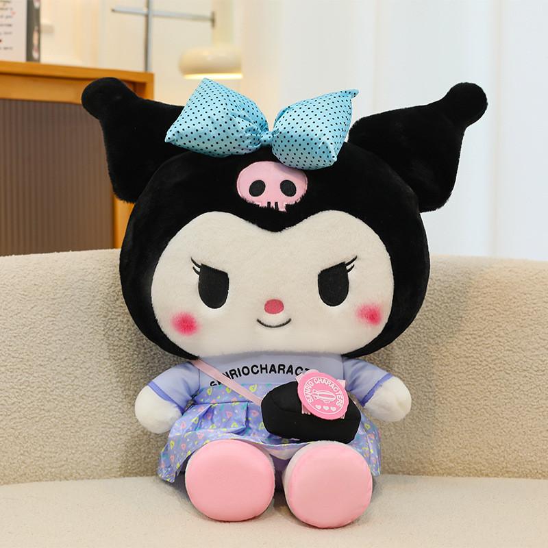 Extra Large My Melody And Kuromi Plush Toy Beautifully Detailed Soft Stuffed Bear