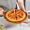 Wooden Pizza Pan with Long Handle Round Multifunction Cutting Chopping Board Vegetable Cake Bread Dessert Steak Meat