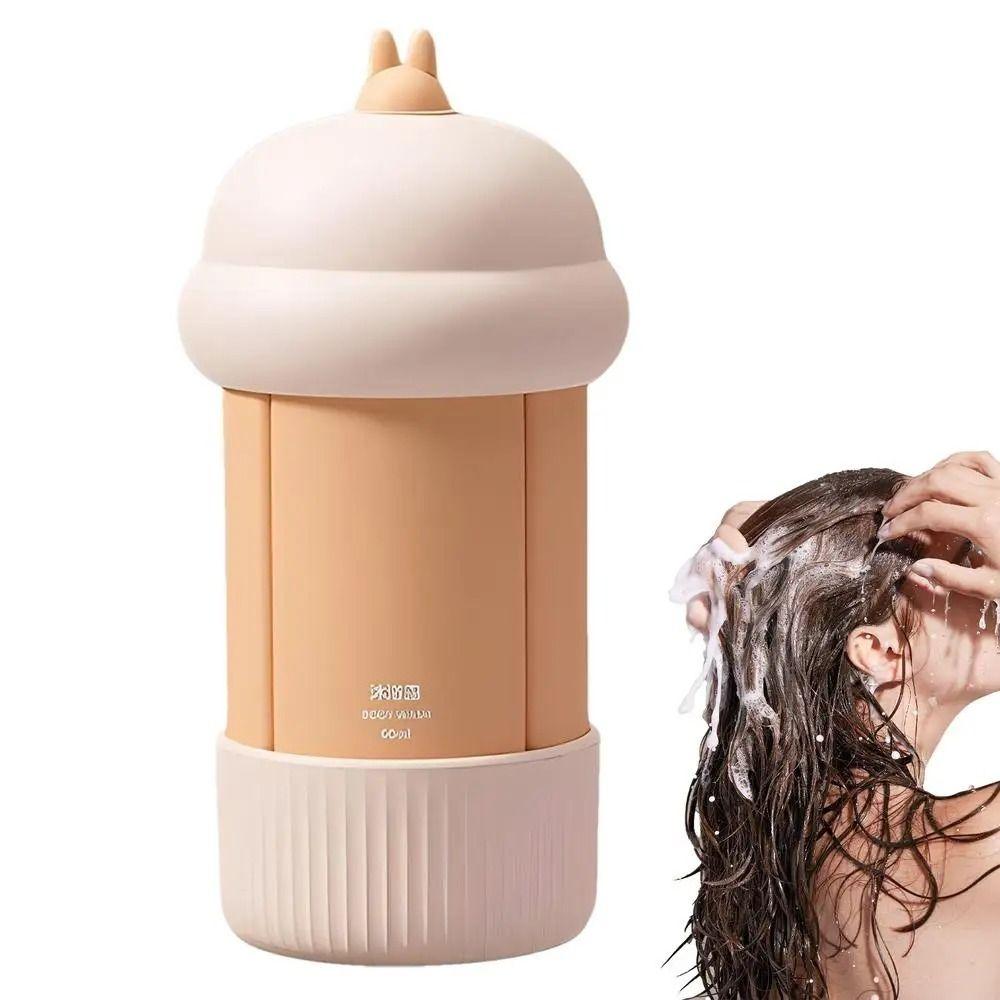 4 in 1 Liquid Dispenser Bottle Empty Refillable Bottles Set Press Container Organizer Shower Gel