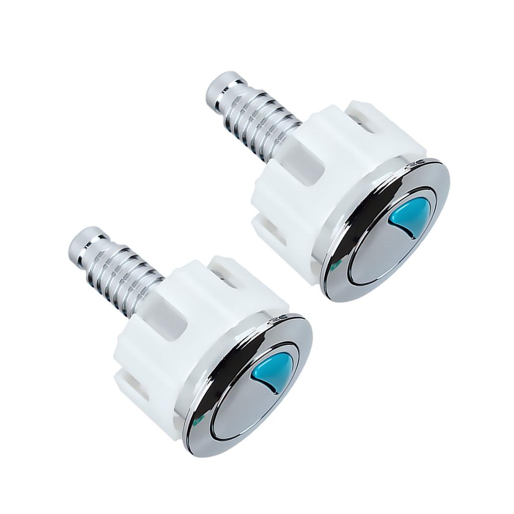 2 шт. Кнопка смыва унитаза с круглой головкой, двойной нажим, запасная система смыва унитаза, стильный аксессуар для ванной комнаты для туалета