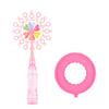 Windmill Bubble Wand Detachable Multi Hole Children Pinwheel Bubble Blower for Travel Outdoor Pink