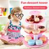 Игрушка для торта на день рождения для девочек, игрушка для моделирования торта, детская десертная башня, кондитерская игрушка 