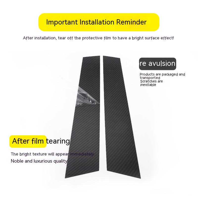 V6Pcs автомобильные стойки для оконных стоек, накладки, наклейки, внешние детали, аксессуары для Chrysler 300/300C