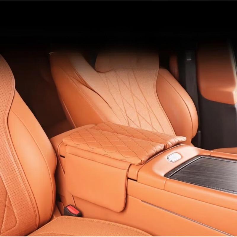 For AITO M9 Center Console Armrest Heightening Pad Leather Protective Cover Interior Decoration Accessories