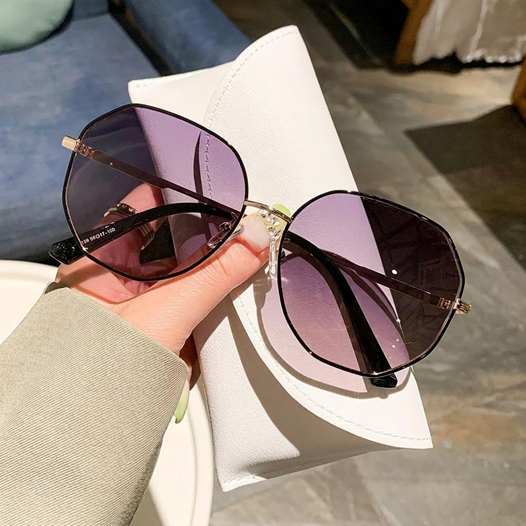 Blue Light Blocking Glasses Anti-Scratch Sunglasses Polarized Eyeglasses Anti-Scratch Metal Frame Sunnies For Driving Eyewear