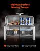 VEVOR Roll Top Chafing Dish Buffet Complete Set, 9Qt Stainless Steel Chafer with Full Size Pan