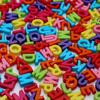 Цветные акриловые бусины с буквами для изготовления браслетов своими руками - Аксессуары для украшений для раннего развития