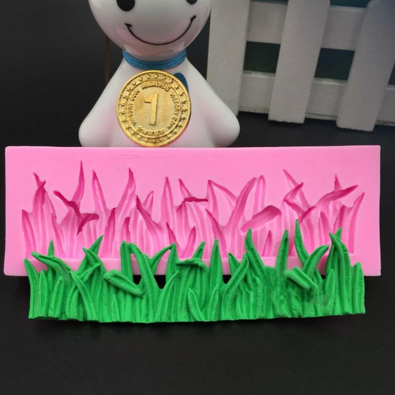 3D Small Grass Silicone Fondant Mould Cake Decorating Sugar Baking Icing Mold
