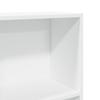 Bookshelf White 40 x 24 x 176 cm Engineered Wood