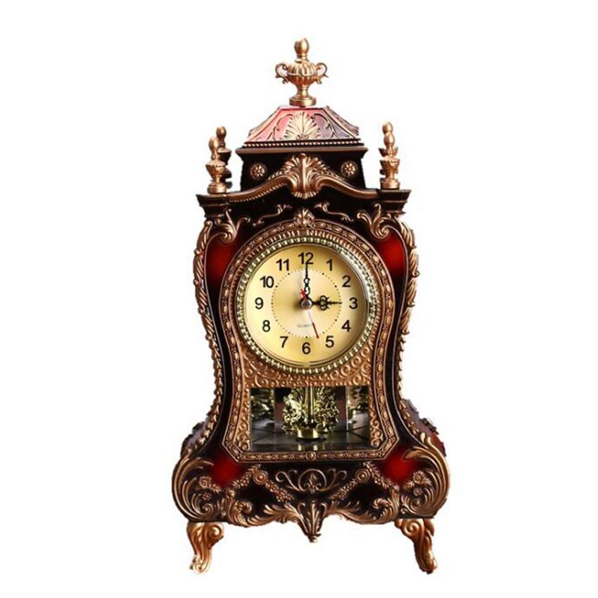 12 песен антикварные часы башня формы настольные часы классические украшения качели часы гостиная тумба под телевизор настольные часы
