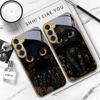 Фантастический черный кот Для Samsung Galaxy S20 FE S21 S22 S23 Plus S24 Ultra S25Ultra S21+ S9+ S22Plus Золотой стеклянный чехол для телефона