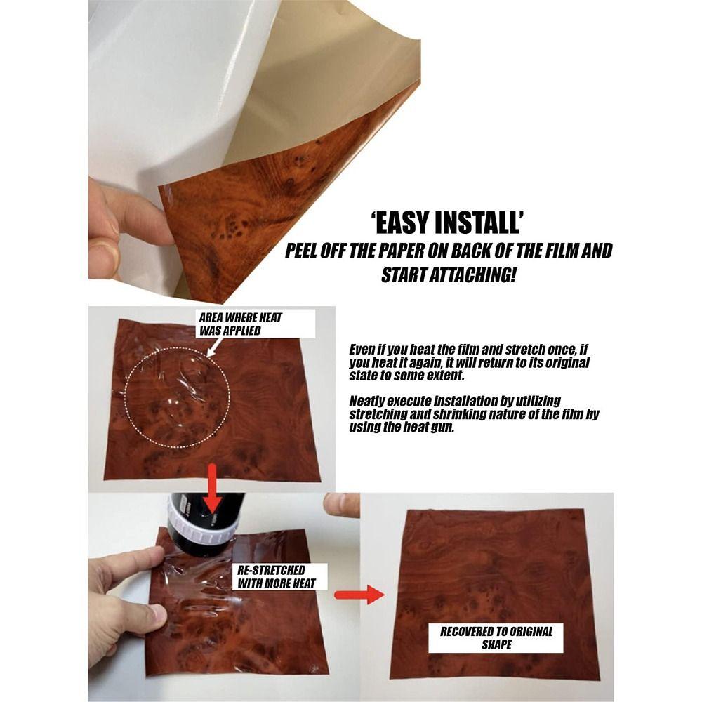 Винтажные наклейки с текстурой дерева, без пузырьков, самоклеящаяся пленка для автомобиля, декоративная бумага для салона автомобиля, дом