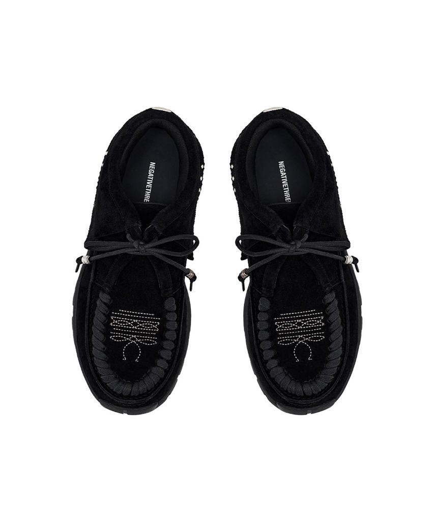 Negative Three Desert Boots Sneakers_Black