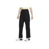 Nike Nsw Nk Wr Wvn Hr Oh Pant Casual Series Удобные стильные брюки средней посадки со шнурком Женские брюки черного цвета FV7656-010