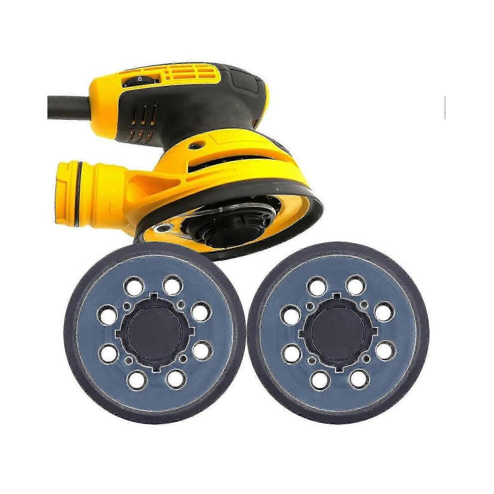 2 Packs Dewalt Dwe64233 & N329079 Orbital Sander Replacement Pad, 5 Inch 8 Hole Hook And Loop Sanding Disc Backing Pads less