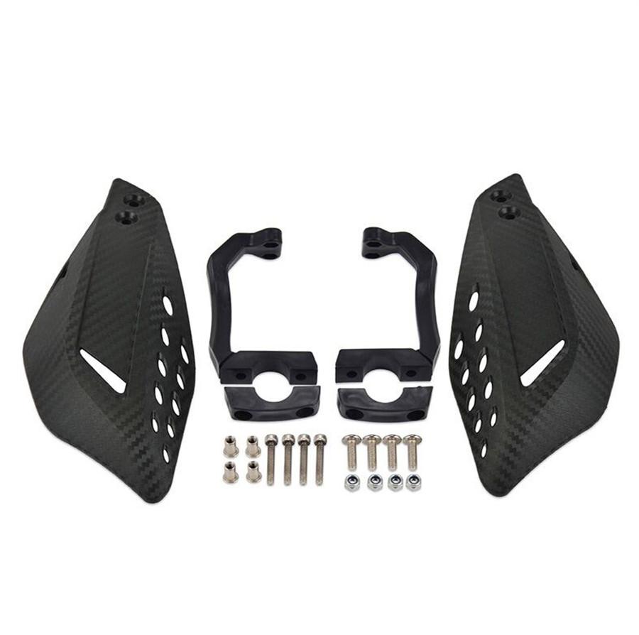 2Pcs 7/8" Motorcycle Handlebar Hand Guard Shield Crash Falling Protector Plastic