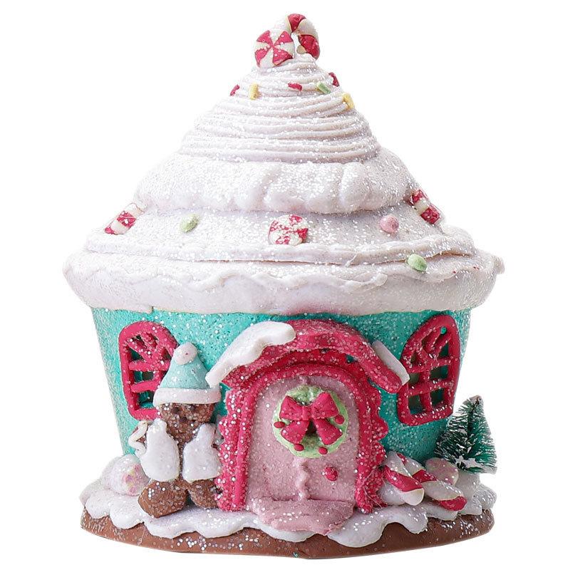 Светящиеся ornaments Замок из конфет и Рождественская елка для праздничного декора
