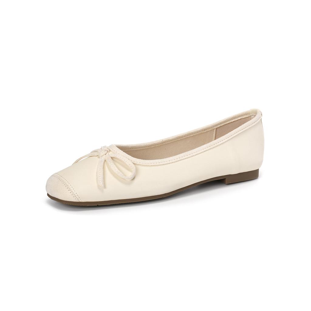 Туфли с квадратным носком Туфли на плоской подошве с мягкой подошвой