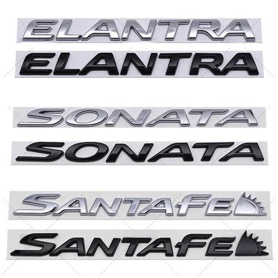 1 шт. 3D ABS стикер автомобиля Elantra Santafe Sonata логотип эмблема значок автомобиля задний багажник наклейка