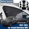 Для Jeep Grand Cherokee WK2 2014 2012 Аксессуары 2011~2021 Автомобильные солнцезащитные козырьки на лобовое стекло Анти-УФ Защитные чехлы Детали интерьера Автомобильные запчасти