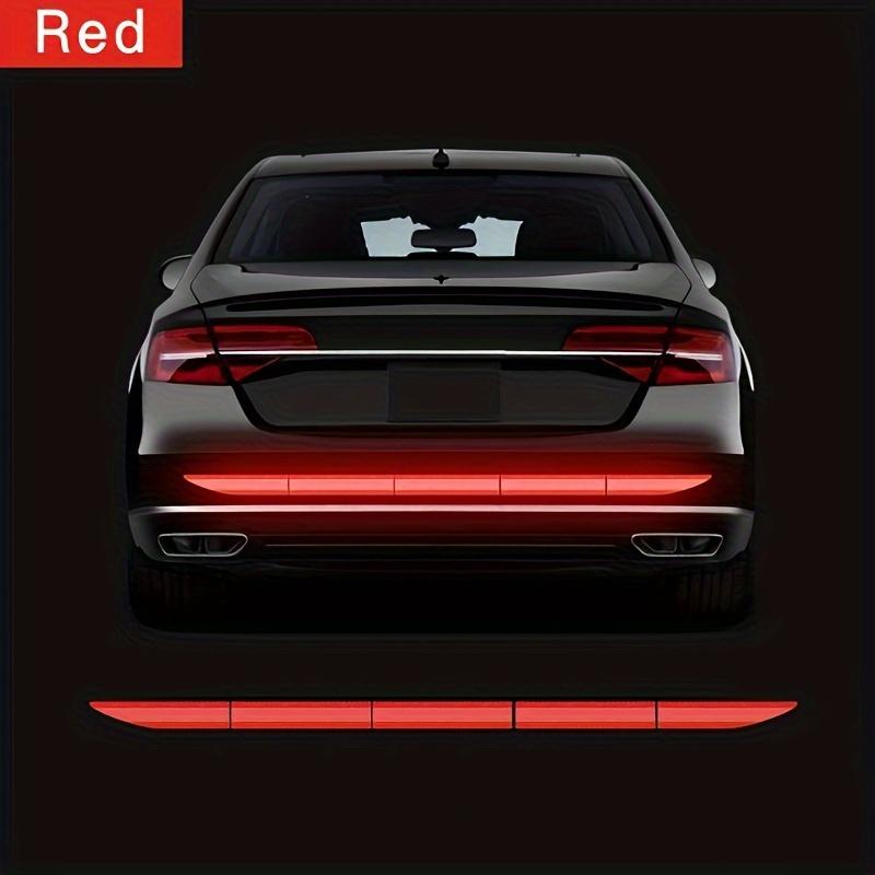 Автомобильная наклейка Светоотражающая предупреждающая защитная лента Предупреждение о столкновении Светоотражающая наклейка для багажника автомобиля Внешние аксессуары