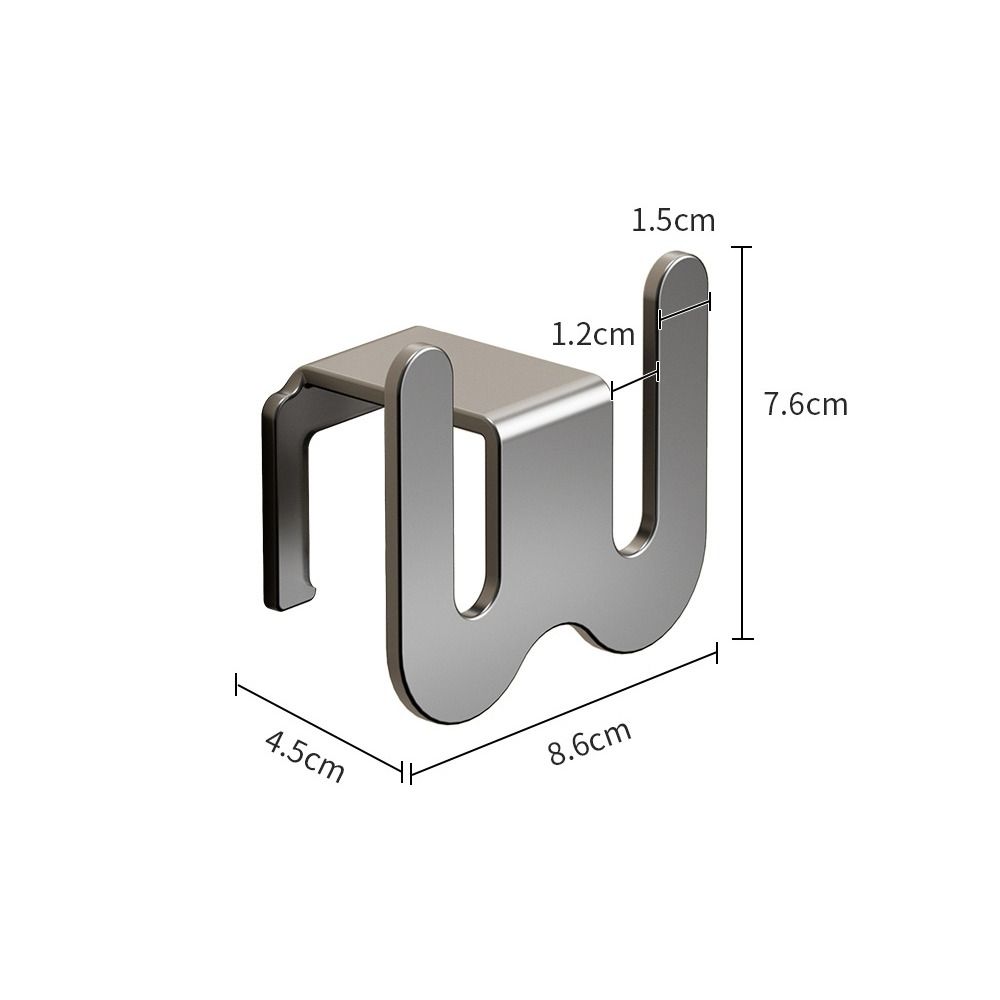 Компактная подставка для тапочек для ванной, многофункциональный органайзер для хранения, крючок для хранения для дома и спальни
