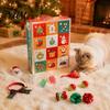 Festive Pet Gift for Cat Lovers Christmas Advent Calendar 2026, 12 Days Toys Set Countdown Cats with Interactive Mice, Balls, Plush Toys, Holiday