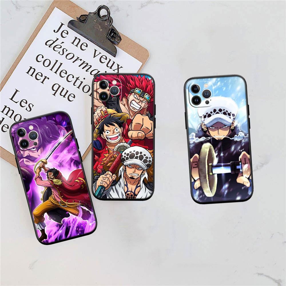 One Piece Cool Soft Shell Phone Case for iPhone 16 15 14 13 12 Pro Max Plus Mini