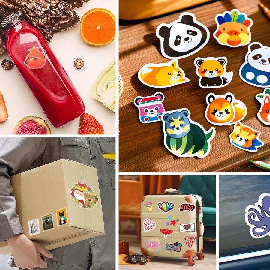 30 листов Премиальная печатная виниловая бумага для наклеек для струйных принтеров Матовая белая 8,5x11 дюймов Водостойкая и с яркими цветами Reta