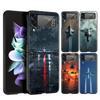 Крутой чехол для телефона с изображением самолета для Samsung Galaxy Z Flip 3 4 5 6 7, Жесткий складной ПК, Чехол для Samsung Z Flip3 Flip4 Flip5