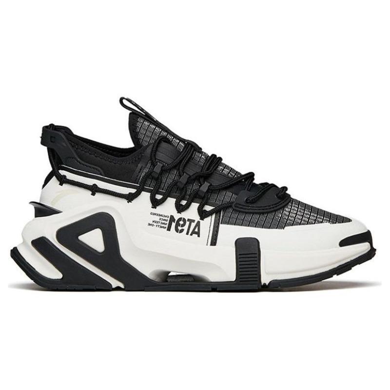Anta AT91 women low-top casual shoes black white comfortable non-slip durable 122148850-2