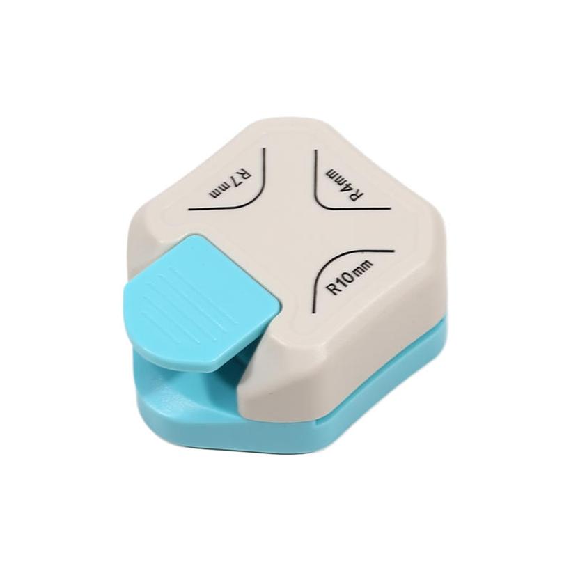 Пластиковый дырокол для скругления углов 3-в-1, инструмент для DIY проектов, дырокол, резак для изготовления открыток, скрапбукинга и фотокарточек, узорный резак для фото