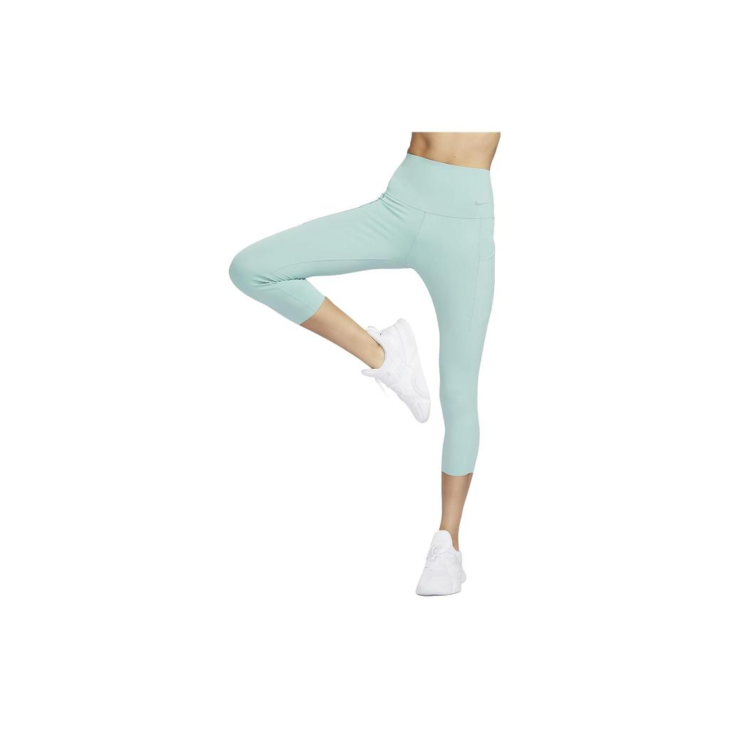Nike Женские капри Dri-FIT Fast со средней посадкой, цвет масляно-зеленый DQ5894-309