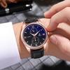 Новые классические часы со стеклом Blu-ray, простые и модные мужские часы, высококачественные поясные часы, производитель