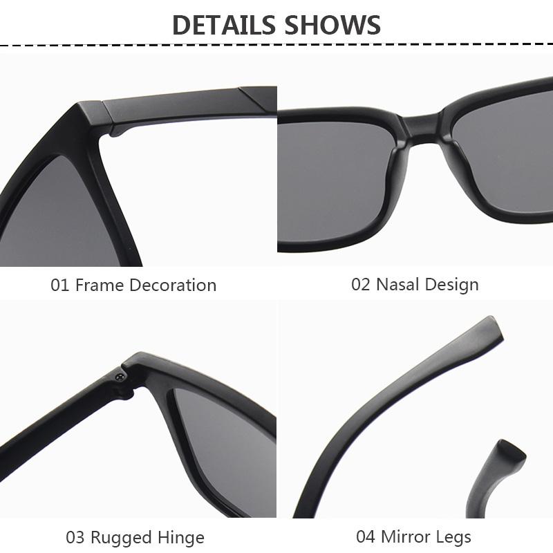 Fashion Popular Cermin Shades Hot Sale Eyeglasses Glasses UV400 Eyewear Women Fashion Sunglasses High Quality Men 1PC Unisex