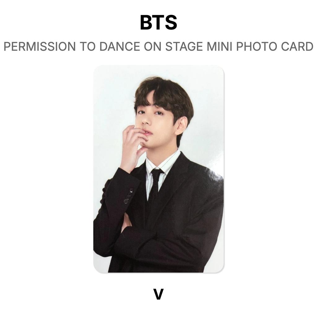 BTS РАЗРЕШЕНИЕ ТАНЦЕВАТЬ НА СЦЕНЕ МИНИ ФОТОКАРТОЧКА Официальная фотокарточка