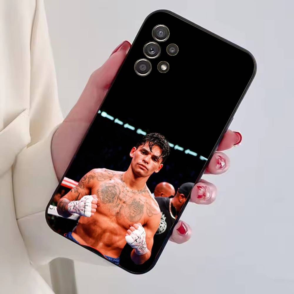 Чехол для телефона Боксерская звезда R-Ryan Garcia Черный Силикон Мягкий Для Samsung S25,S24,S21,S22,S23,S30,Ultra,S20,Plus,Fe,Lite