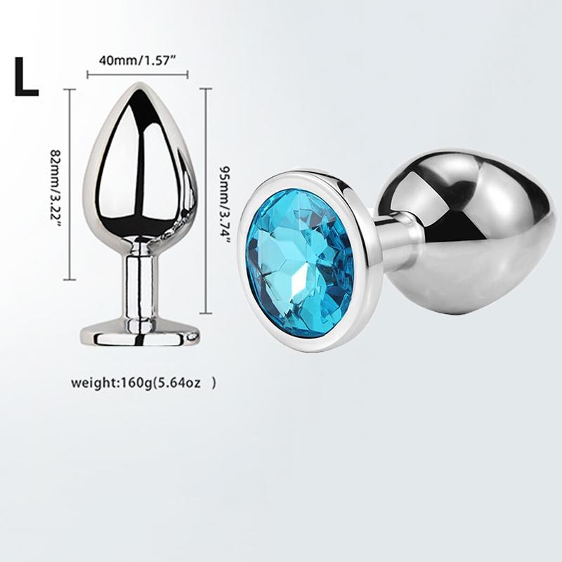Мини Анальная пробка Игрушки для взрослых Для мужчин Женщин Анальная пробка Металл Эротика Интимная Эротика Секс-игрушки Пары Товары для взрослых XXS XS SML