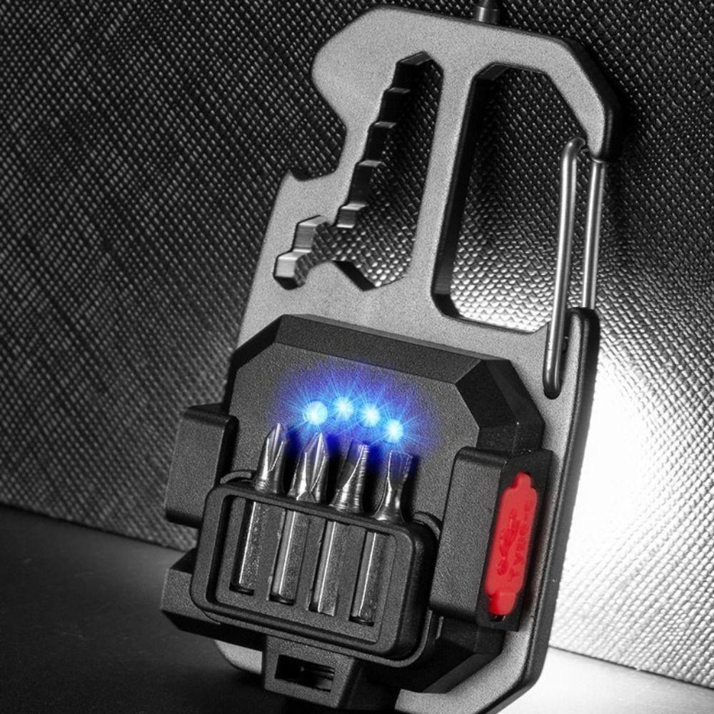 Small Light COB Keychain Work Light Magnetic Camping Emergency Light Mountain Climbing